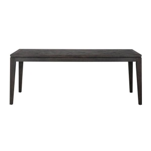 MASA DINING BLACKBONE, 200 CM, NEGRU RUSTIC, DIN LEMN DE STEJAR, RICHMOND INTERIORS - Img 3