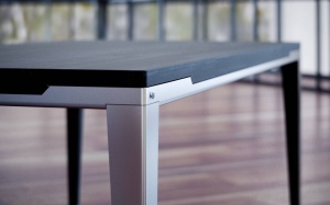 MASA DINING DYLE ESSENCE 001 200x100, DIN METAL SI LEMN MASIV, STIL MODERN B2 - Img 2