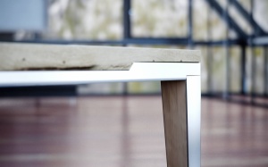 MASA DINING DYLE ESSENCE 001 240x100, DIN METAL SI LEMN MASIV, STIL MODERN B2 - Img 3