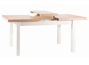 MASA DINING EXTENSIBILA PRESTO, 140(218)X80, STEJAR/ALB, PAL MELAMINAT, STIL MODERN, SIGNAL - Img 5