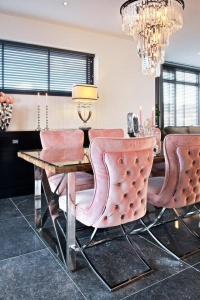 MASA DINING KENSINGTON, MARO/CROM, 200 CM, BLAT DIN LEMN RECICLAT SI PICIOARE DIN METAL, STIL RUSTIC, RICHMOND INTERIORS - Img 3