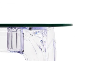 MASA DINING, KING 120CM, TRANSPARENTA, DESIGN DEOSEBIT - Img 5
