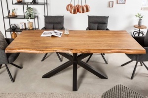 MASA DINING, MAMMUT NATURE 220CM, DIN LEMN DE SALCAM, DEGIN INDUSTRIAL
