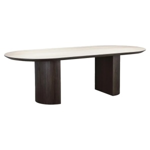 MASA DINING RITZ 240, MARO, 8714, CONFECTIONATA DIN MDF, METAL SI TRAVERTIN CERAMIC, RICHMOND INTERIORS