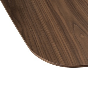 MASA DINING WINDSOR 230cm, REALIZATA DIN METAL, MDF, FURNIR, LEMN RECICLAT, CULOARE NUC/ALAMA, STIL MODERN, RICHMOND - Img 4