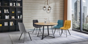 MASA EXTENSIBILA 118/148CM, DAFNE, DIN METAL SI MDF, ARTIM GROUP SELECTION - Img 3