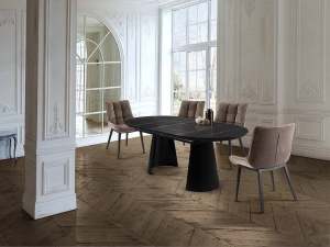 MASA EXTENSIBILA 206/400CM, CAPRI, DIN METAL SI BLAT DIN MDF, ARTIM GROUP SELECTION, DE LUX