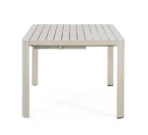 MASA EXTENSIBILA DE GRADINA KIPLIN, BEJ, CONFECTIONATA DIN ALUMINIU, STIL MODERN - Img 2