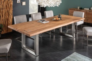 MASA LIVING 220CM, MAMMUT ARTWORK, DIN LEMN MASIV, 41325, STIL VINTAGE
