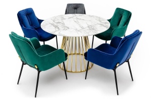 MASA LIVING GLAM MARBLE 110, AURIU/IMITATIE MARMURA, STIL MODERN, B2