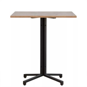 MASA PENTRU CAFENEA, 68x68 CM, STEJAR LANCELOT/NEGRU, DIN PAL LAMINAT SI OTEL, ARTIM GROUP SELECTION - Img 8