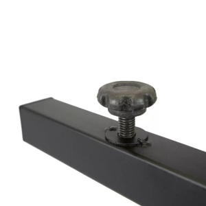 MASA PENTRU CATERING/CONFERINTE 120X80 CM, STEJAR SONOMA/NEGRU, DIN PAL LAMINAT SI OTEL, ARTIM GROUP SELECTION - Img 3