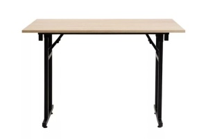 MASA PENTRU CATERING/CONFERINTE 120X80 CM, STEJAR SONOMA/NEGRU, DIN PAL LAMINAT SI OTEL, ARTIM GROUP SELECTION - Img 7