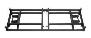 MASA PENTRU CATERING/CONFERINTE 180X90 CM, STEJAR LANCELOT/NEGRU, DIN PAL LAMINAT SI OTEL, ARTIM GROUP SELECTION - Img 7
