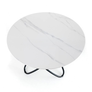MASA SUFRAGERIE 110CM, HULA HOOP, COD 5752, STIL MODERN, REALIZAT DIN METAL SI CERAMICA - Img 3