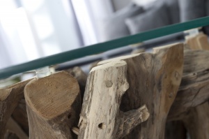 MASUTA DE CAFEA 50CM, NATURE LOUNGE, 23208-1 + 23208-2, DESIGN RUSTIC - Img 3