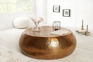 MASUTA DE CAFEA 80CM, ORIENT, CUPRU, DESIGN MODERN