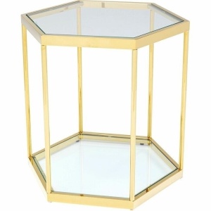 MASUTA DE CAFEA COMB GOLD 55, CONFECTIONATA DIN OTEL INOXIDABIL SI STICLA SECURIZATA, STIL MODERN