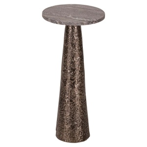 MASUTA DE CAFEA ELDORA, 214500, BRONZ, CONFECTIONATA DIN ALUMINIU SI TRAVERTIN, STIL RUSTIC - Img 3