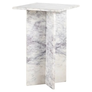 MASUTA DE CAFEA HOLMES SQUARE 45 CM, 825226, CONFECTIONATA DIN MDF SI MARMURA, STIL MODERN