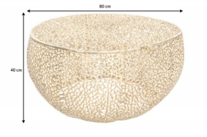 MASUTA DE CAFEA, LEAF 80CM, COD 40285, DIN METAL, MODEL DEOSEBIT - Img 7