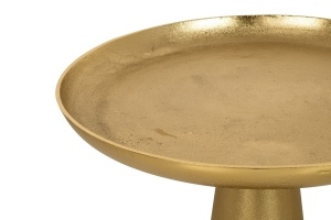 MASUTA DE CAFEA PLATEAU 45 GOLD, CONFECTIONATA DIN ALUMINIU, STIL MODERN - Img 3