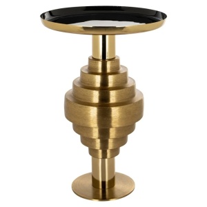 MASUTA DE CAFEA RENAO GOLD/BLACK 41Ø, 825274, CONFECTIONATA DIN METAL, STIL MODERN