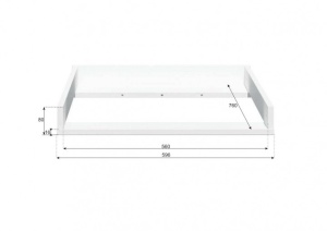 MASUTA PENTRU SCHIMBARE BEBELUS PINETTE DESIGN SCANDINAV BA - Img 3