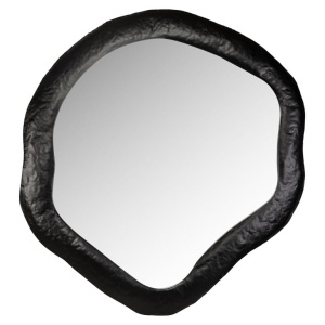 OGLINDA BABET BLACK, MI-0096, CONFECTIONATA DIN METAL, STICLA SECURIZATA SI MDF, STIL MODERN