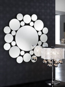 OGLINDA DECORATIVA 80CM, LEILA, COD 183201, DESIGN MODERN, SCHULLER