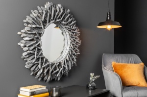 OGLINDA DECORATIVA, RIVERSIDE GRI, COD 38796, STIL UNICAT - Img 2