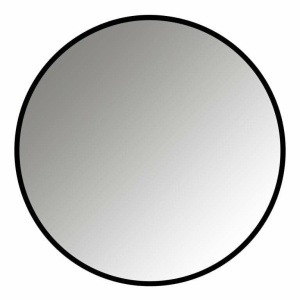 OGLINDA DECORATIVA ROTUNDA MAEVY, NEAGRA, 110 CM, STIL MODERN, B2
