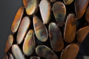 OGLINDA STONE MOSAIC 38743 CUPRU DESIGN MODERN UNICAT - Img 3
