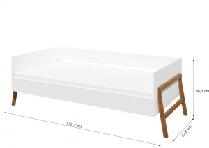 PAT PENTRU CAMERA BEBELUSI LOTTA ALB DESIGN SCANDINAV BA - Img 3