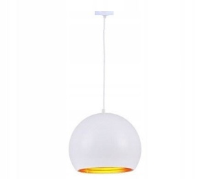 PENDUL COMO 20 WHITE, 18x20/100 cm, ALB, DIN OTEL SI METAL DE INALTA CALITATE, STIL MODERN, TU