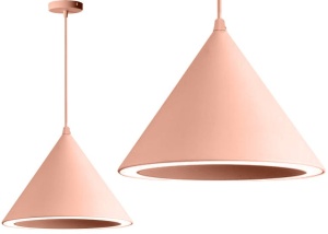 PENDUL CONE PINK APP301-1CP, 20x25 cm, ROZ, DIN METAL, STIL MODERN, TU