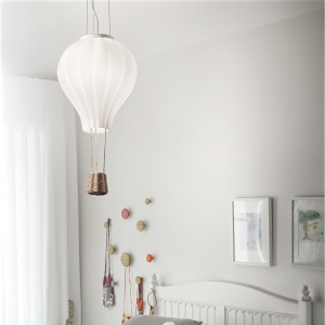 PENDUL DREAM BIG SP1 D30, ALB, DIN STICLA, STIL MODERN - Img 2