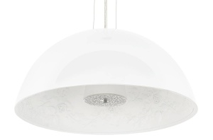 PENDUL ELEGANTE 60, ALB, DIN FIBRA DE STICLA SI OPAL, STIL MODERN, B2