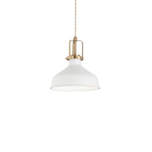 PENDUL ERIS-1 SP1, ALB, DIN METAL, STIL MODERN