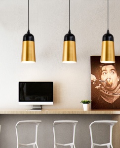 PENDUL FOX ROSE GOLD, 25x123cm, NEGRU SI ROZ AURIU, DIN ALUMINIU DE INALTA CALITATE, STIL MODERN, TU - Img 4