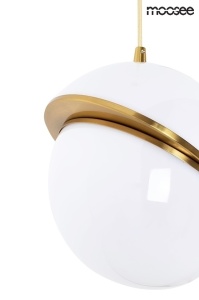 PENDUL GLOBE 25 GOLD, CONFECTIONAT DIN STICLA SI METAL, STIL MODERN - Img 3