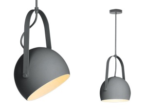PENDUL GREY SPHERE APP295-1CP, 20x28 cm, GRI, DIN METAL, STIL MODERN, TU
