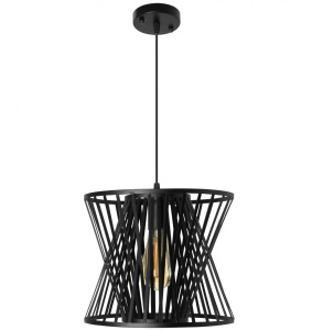 PENDUL LOFT APP217-1CP, 40x34 cm, NEGRU, DIN OTEL SI METAL DE INALTA CALITATE, STIL MODERN, TU - Img 2