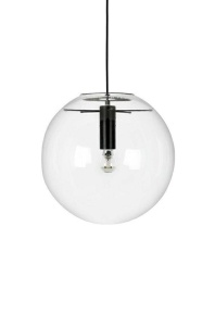 PENDUL SANDRA 20, NEGRU/TRANSPARENT, DIN METAL SI STICLA, STIL MODERN, B2