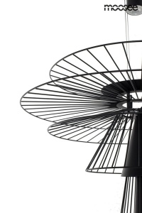 PENDUL SESTO NEGRU, CONFECTIONAT DIN METAL, STIL MODERN - Img 4