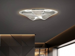 PLAFONIERA ENIGMA 327756, DIN METAL, ALUMINIU SI METACRILAT, STIL MODERN, SCHULLER
