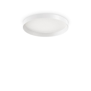 PLAFONIERA FLY PL D35, ALB, DIN ALUMINIU, STIL MODERN