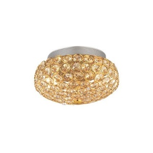 PLAFONIERA KING PL3, AURIU, DIN CRISTAL, STIL MODERN