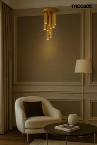 PLAFONIERA ORGANO 20, AURIE, CONFECTIONATA DIN METAL, STIL MODERN