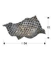 PLAFONIERA SATEN, 54 CM, CROM/TRANSPARENT, DIN METAL SI STICLA, STIL MODERN - Img 3